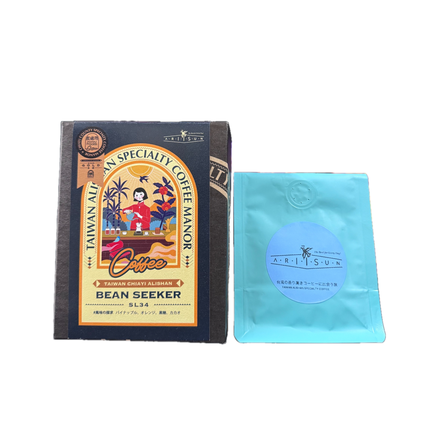 GOLD SL34 Jia He Manor ハニープロセス(Honey Process) 焙煎豆５０ｇ